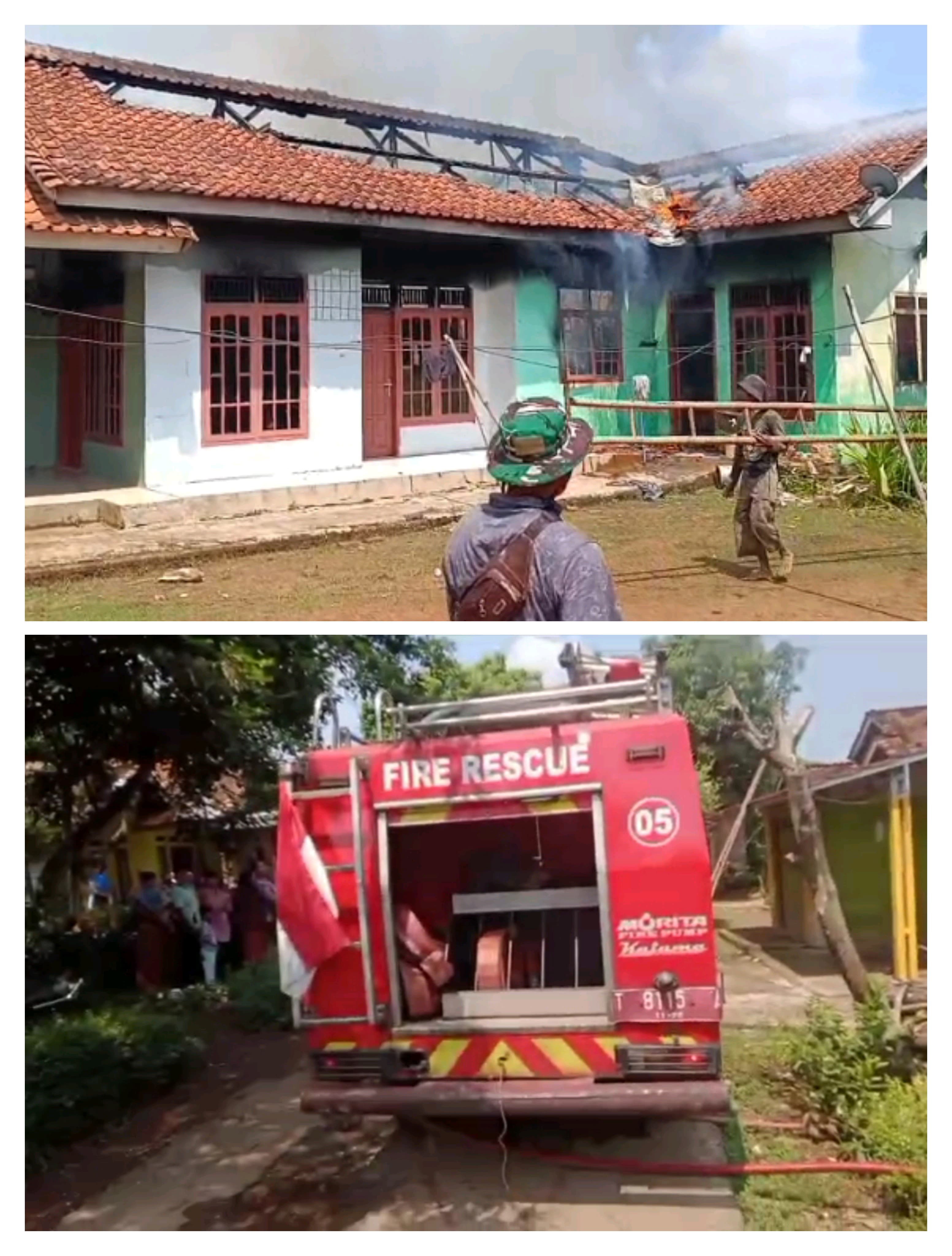 Kebakaran Hanguskan Rumah Warga di Cisaat, Tidak Ada Korban Jiwa